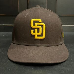 San Diego Padres Embroidered Virgin Mary Fitted Hat New Era On Field Cap 7 1/8
